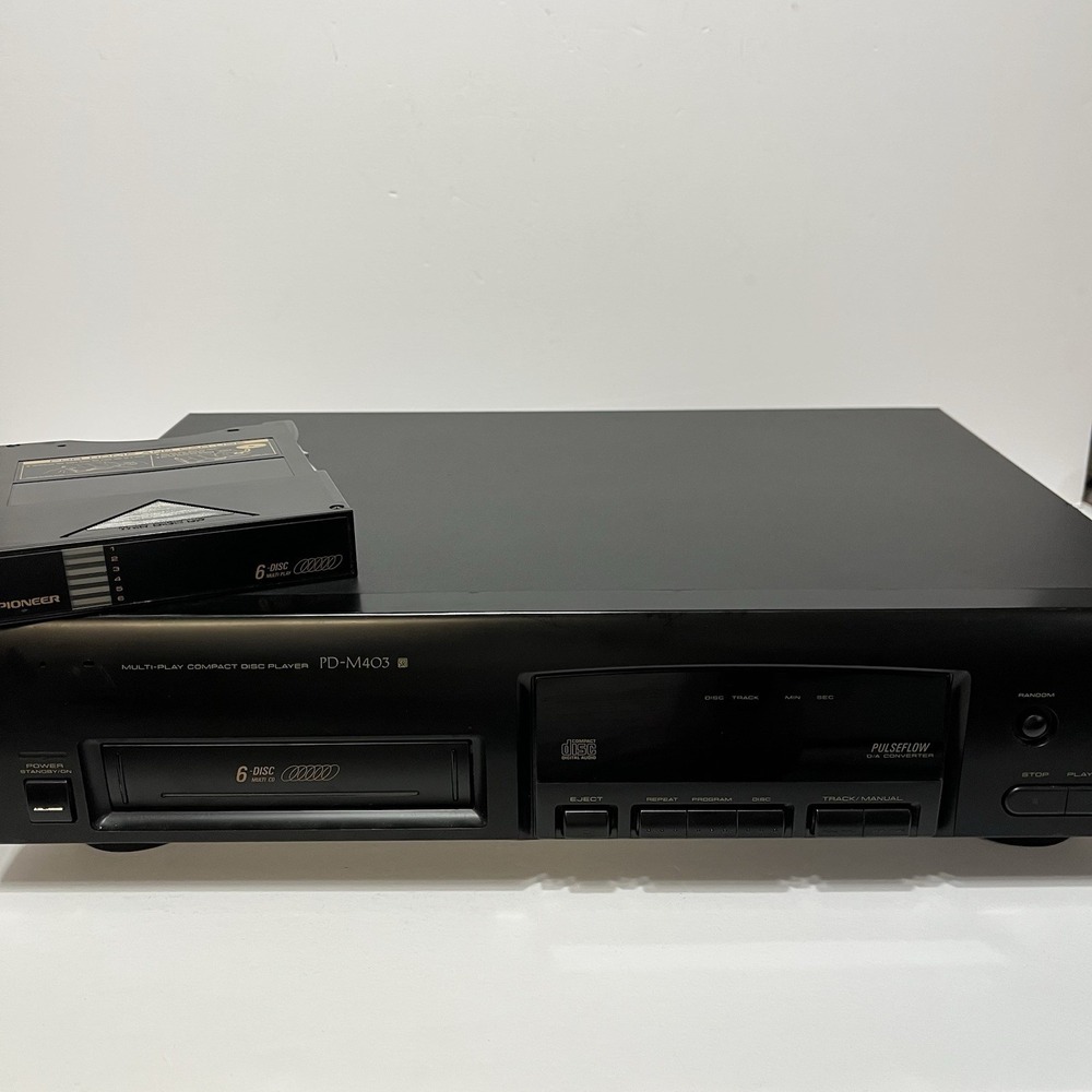 PIONEER PD-M403 6 Disc CD Changer Multi Play Compact Disc Play Tested Working